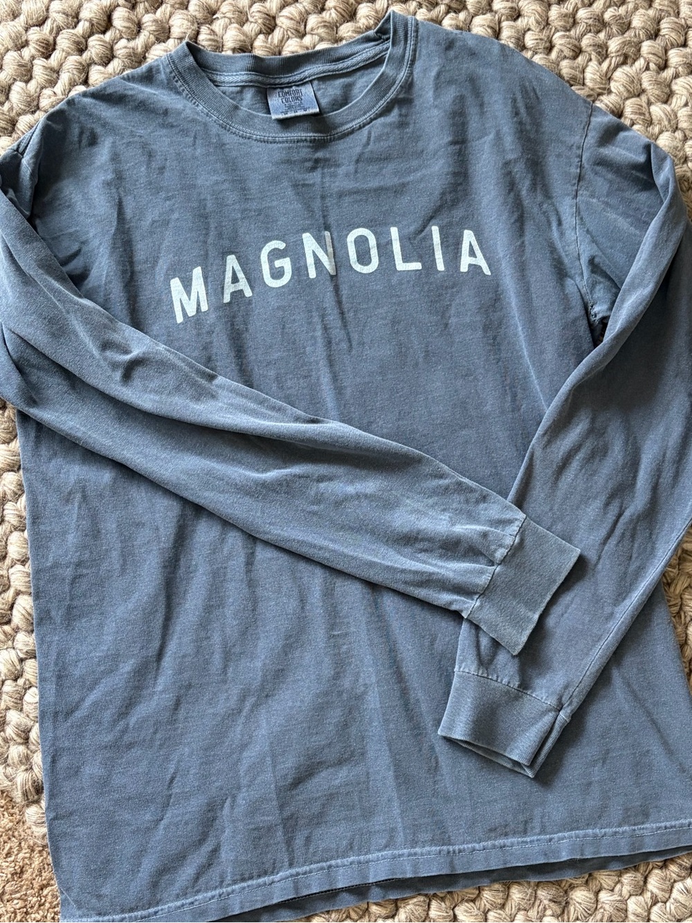 Magnolia Long Sleeve Logo Tee - Slate